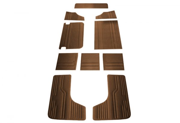 VW T2 Bus Panel Set 10 Piece BROWN 67-70