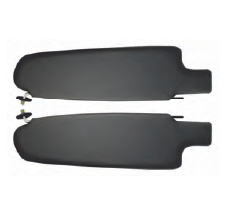 VW T2 Bus Sunvisor Set BLACK