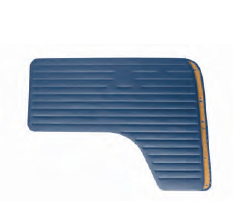 VW T2 Bus Front Door Panels 68-79 DARK BLUE