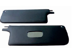 Vw Beetle 1500 Cabrio Luxus Sunvisor Set BLACK