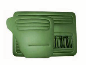 VW Beetle 1200 Door Panel Set GREEN 58-64