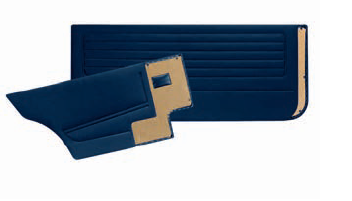 Vw Golf 1 Coupe Door Panel Set DARK BLUE 75-83