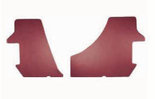 Vw Golf 1 Cabrio Luggage Side Panels L/R 2PCS BURGUNDY