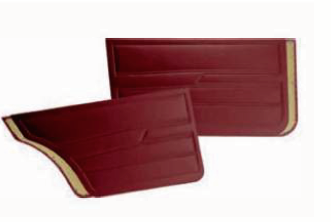 Vw Golf 1 Sedan Door Panel Set BURGUNDY 67-83