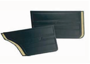 VW Golf 1 Sedan Door Panel Set BLACK 76-83