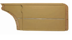 Mercedes W108 Door Panel Set 4PCS BEIGE / Nickle Trim